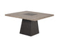 Broager - 5 Pc Dining Table Set (White Caster Chairs)