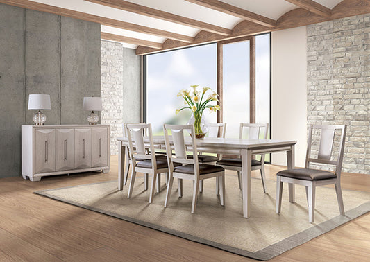 Hinwitz - 7 Pc Dining Table Set