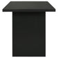 Decker 7-piece 70-inch Rectangular Counter Height Dining Set Grey and Black