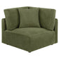 Elysia 6-piece Fabric Upholstered Modular Sectional Sofa Green
