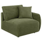 Elysia 6-piece Fabric Upholstered Modular Sectional Sofa Green