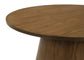 Franklin 36-inch Round Pedestal Coffee Table Dark Brown