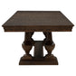 Ridgewell Rectangular Trestle Dining Table Dark Oak