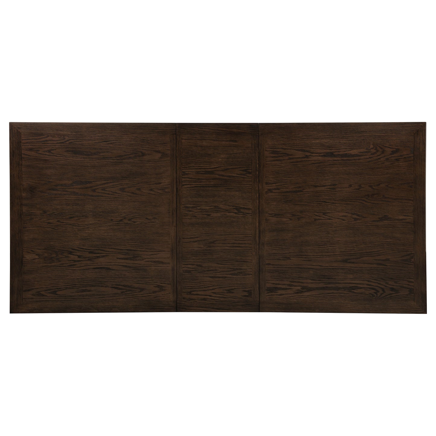 Ridgewell Rectangular Trestle Dining Table Dark Oak