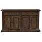 Ridgewell 2-drawer 4-door Dining Server Dark Oak
