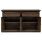 Ridgewell 2-drawer 4-door Dining Server Dark Oak