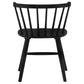 Jeffries Windsor Wood Dining Side Chair Black (Set of 2)