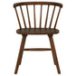 Jeffries Windsor Wood Dining Side Chair Walnut (Set of 2)