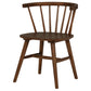 Jeffries Windsor Wood Dining Side Chair Walnut (Set of 2)