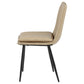Ortega Upholstered Dining Side Chair Tan (Set of 2)