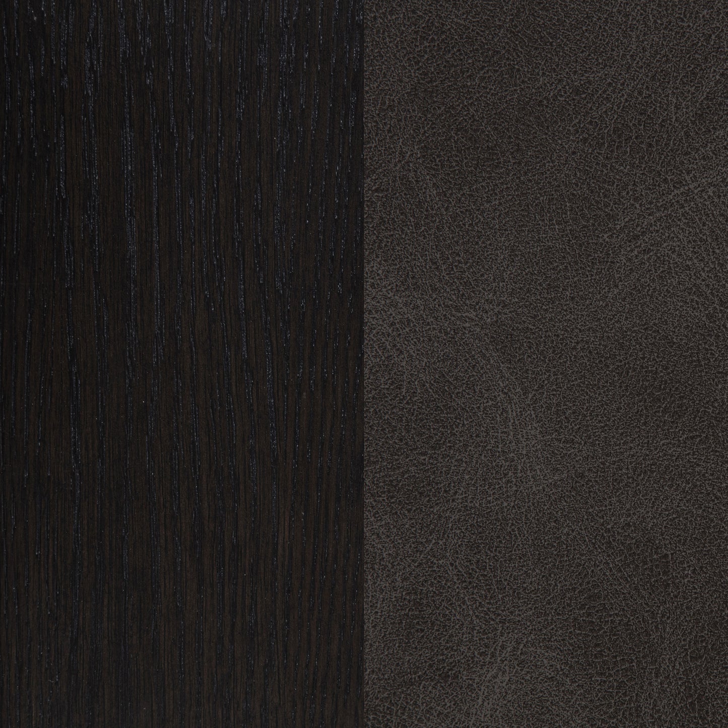 Averill Faux Leatherette Upholstered Dining Side Chair Dark Grey (Set of 2)