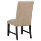 Averill Faux Leatherette Upholstered Dining Side Chair Tan (Set of 2)