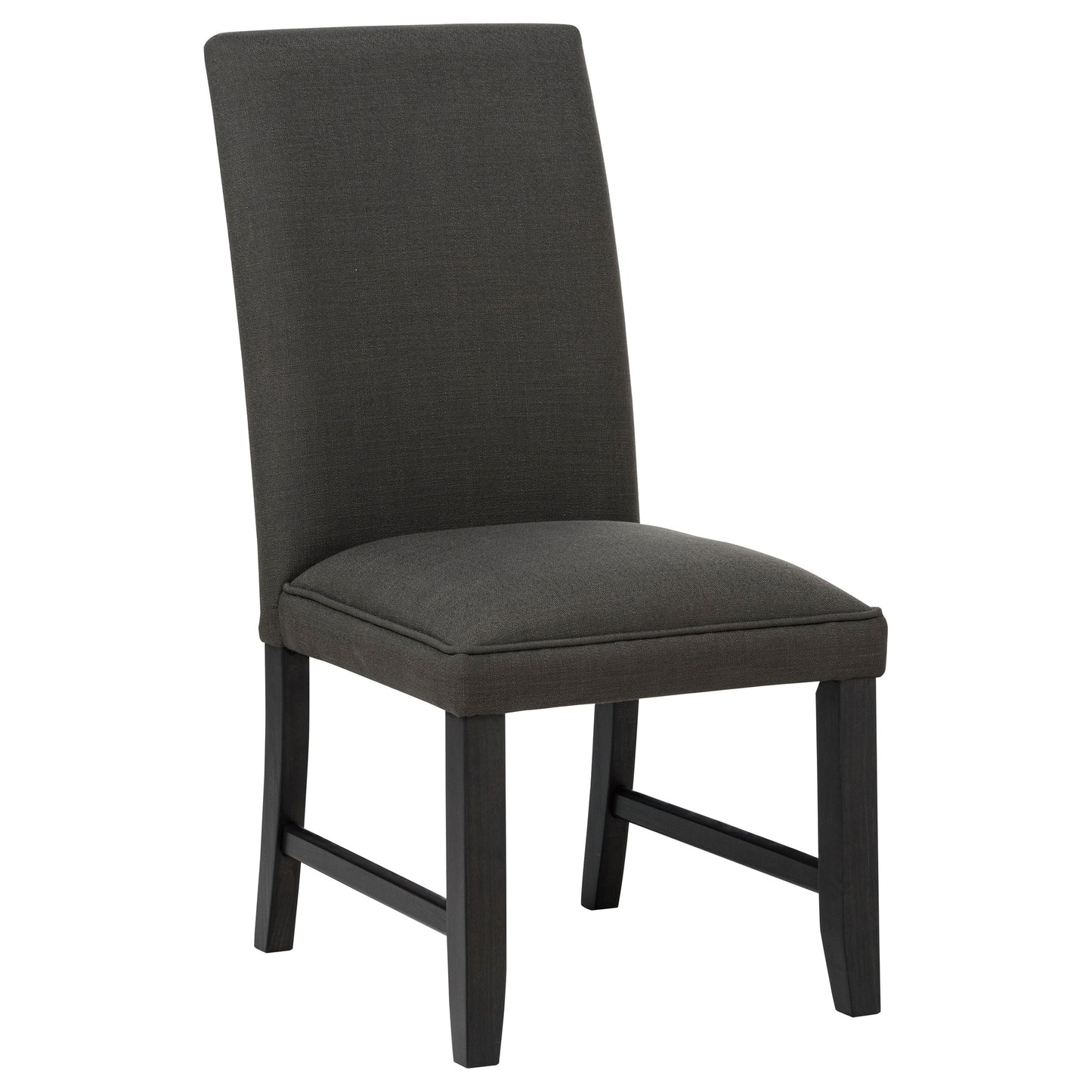 Berning Fabric Upholstered Parson Side Chair Charcoal (Set of 2)