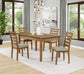 Atwood Rectangular Wood Dining Table Warm Brown
