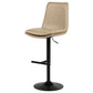 Eldridge Faux Leather Upholstered Adjustable Bar Stool Coffee Tan