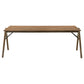 Randolph 82-inch Smart Top Rectangular Dining Table Sheesham and Brown