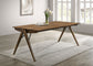 Randolph 82-inch Smart Top Rectangular Dining Table Sheesham and Brown