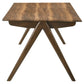 Randolph 82-inch Smart Top Rectangular Dining Table Sheesham and Brown