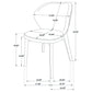 Randolph 5-piece Smart Top Rectangular Dining Set Sheesham and Brown
