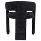 Carlow Upholstered Dining Arm Chair Black (Set of 2)