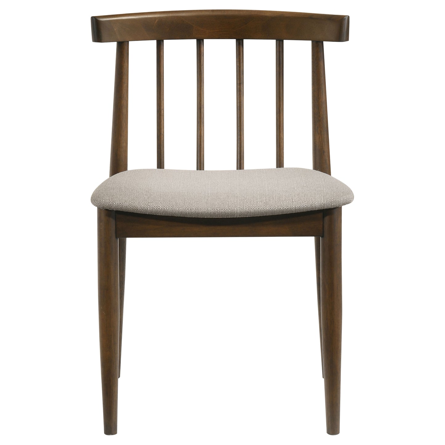 Cullen Dining Side Chair Upholstered Seat Walnut (Set of 2)