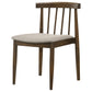 Cullen Dining Side Chair Upholstered Seat Walnut (Set of 2)