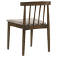 Cullen Dining Side Chair Upholstered Seat Walnut (Set of 2)