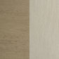 Redbridge Upholstered Side Chair Cream and Natural Oak (Set of 2)