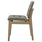 Redbridge Upholstered Side Chair Grey and Natural Oak (Set of 2)