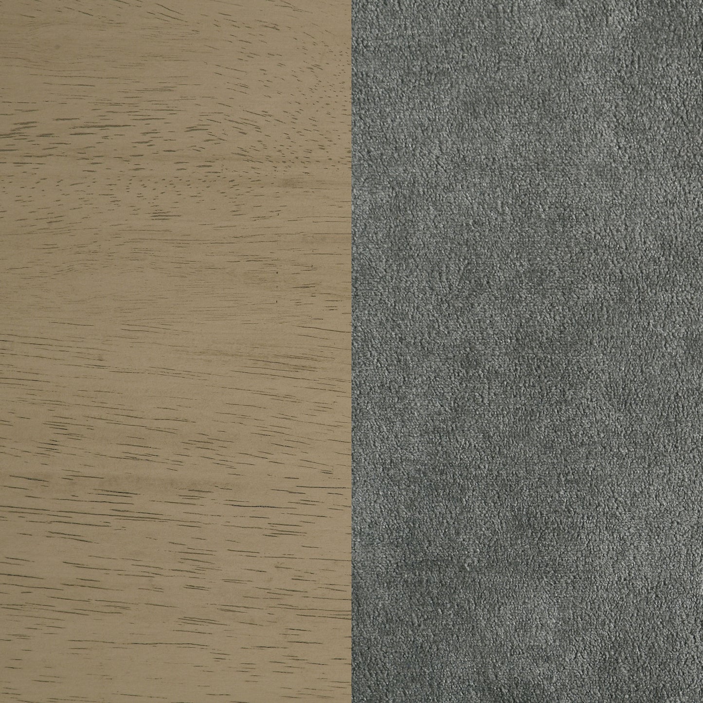 Redbridge Upholstered Side Chair Grey and Natural Oak (Set of 2)