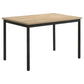 Garza Rectangular 47-inch Dining Table Greige Oak