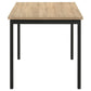 Garza Rectangular 47-inch Dining Table Greige Oak