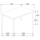 Garza Rectangular 47-inch Dining Table Greige Oak