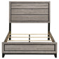 Valen Wood Full Panel Bed Light Taupe