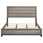 Valen Wood Eastern King Panel Bed Light Taupe