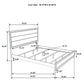 Valen Four-piece Eastern King Bedroom Set Light Taupe