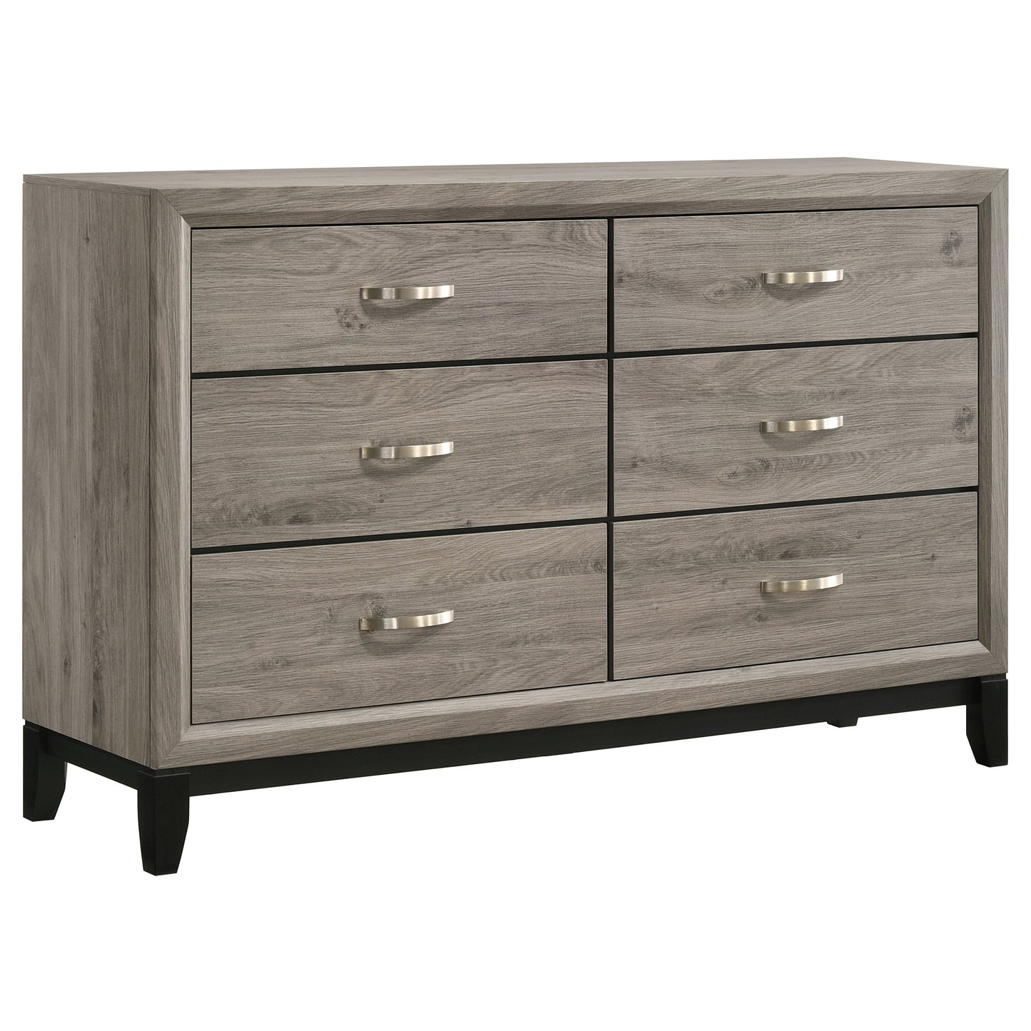 Valen Five-piece Eastern King Bedroom Set Light Taupe