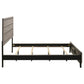 Valen Wood California King Panel Bed Light Taupe