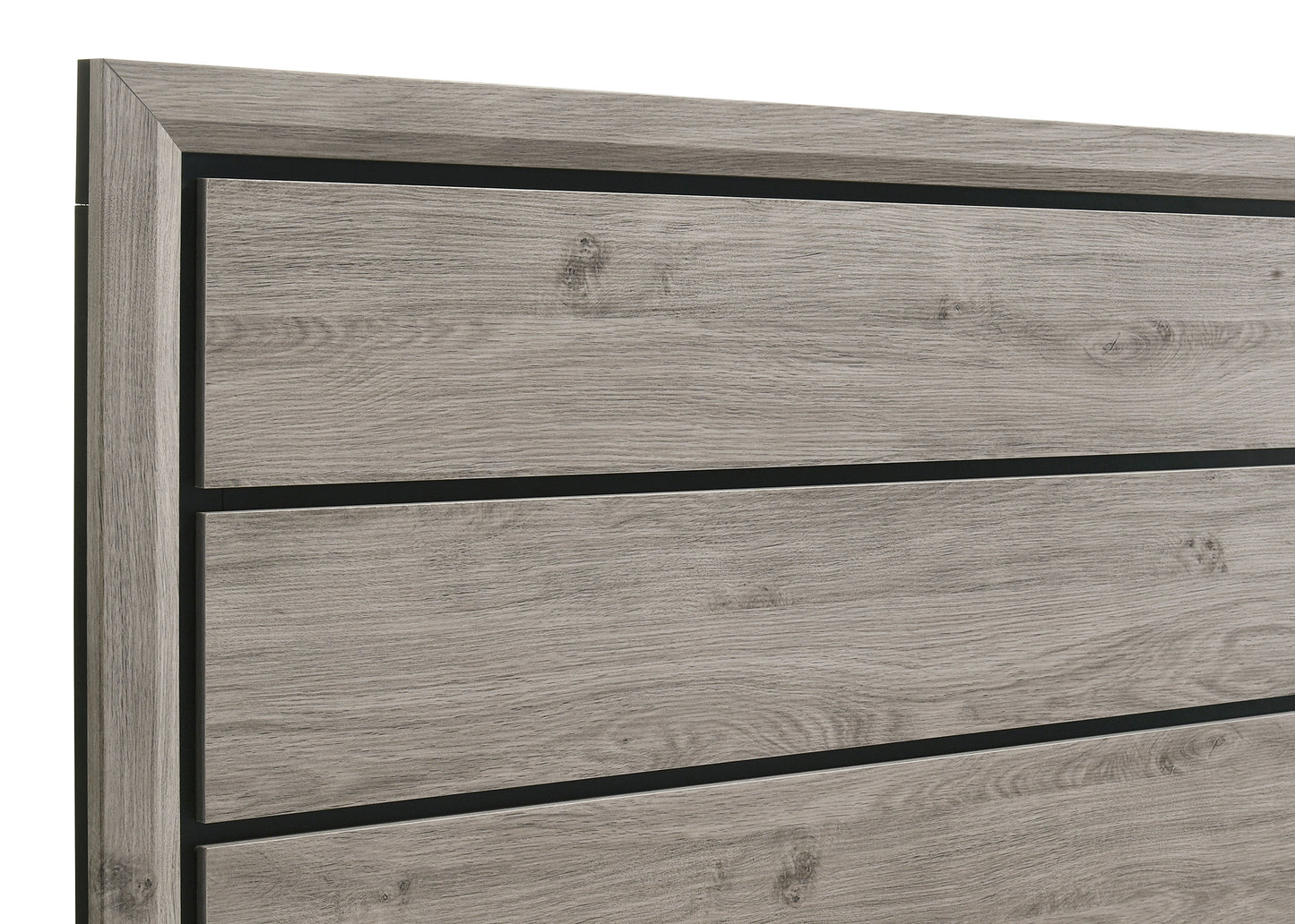 Valen Wood California King Panel Bed Light Taupe