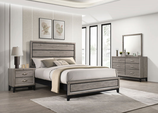 Valen Four-piece California King Bedroom Set Light Taupe