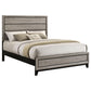 Valen Wood Queen Panel Bed Light Taupe