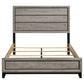 Valen Wood Queen Panel Bed Light Taupe