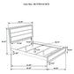 Valen Four-piece Queen Bedroom Set Light Taupe
