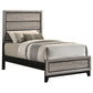 Valen Wood Twin Panel Bed Light Taupe