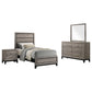 Valen Four-piece Twin Bedroom Set Light Taupe