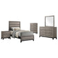 Valen Five-piece Twin Bedroom Set Light Taupe
