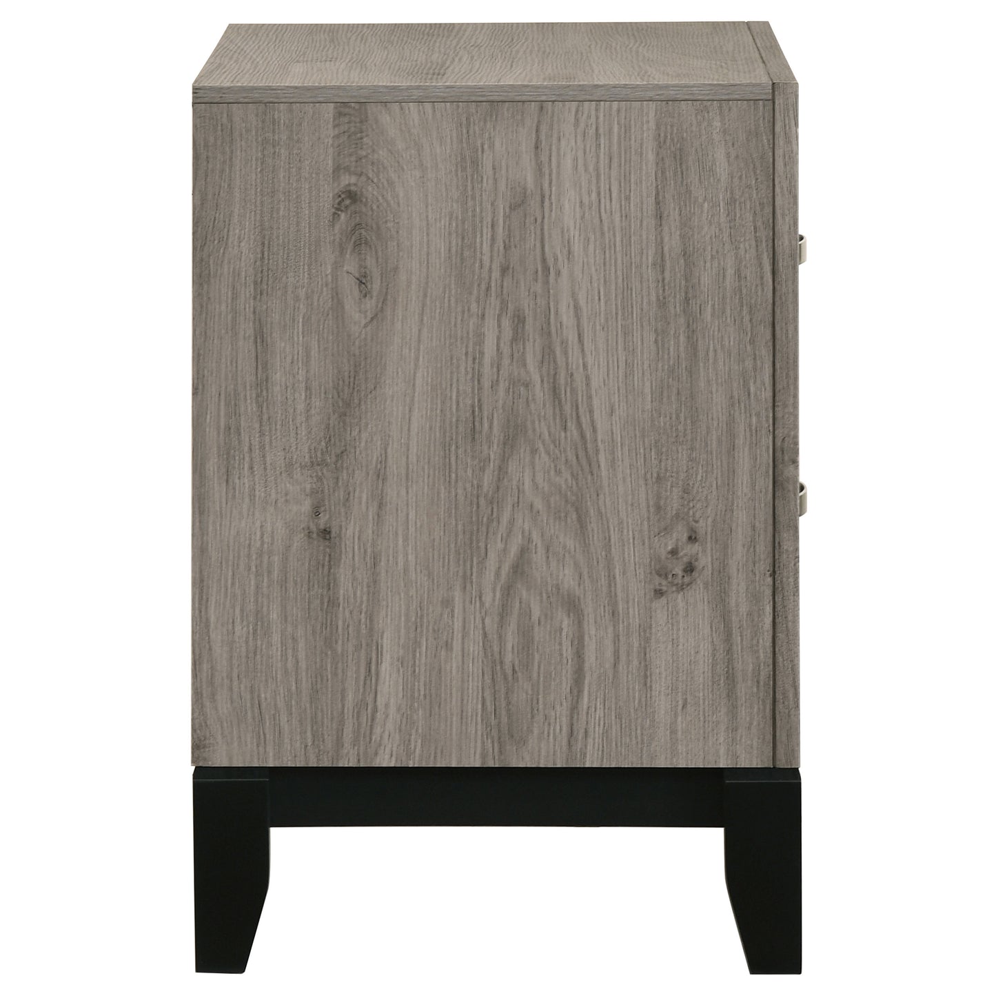 Valen 2-drawer Nightstand Bedside Table Light Taupe