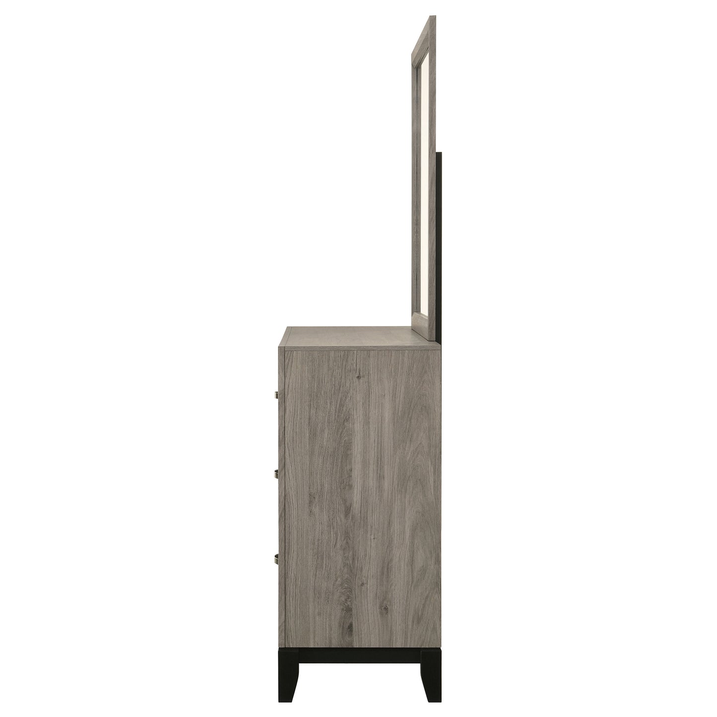 Valen 6-drawer Bedroom Dresser and Mirror Light Taupe
