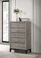 Valen 5-drawer Bedroom Chest of Drawers Light Taupe