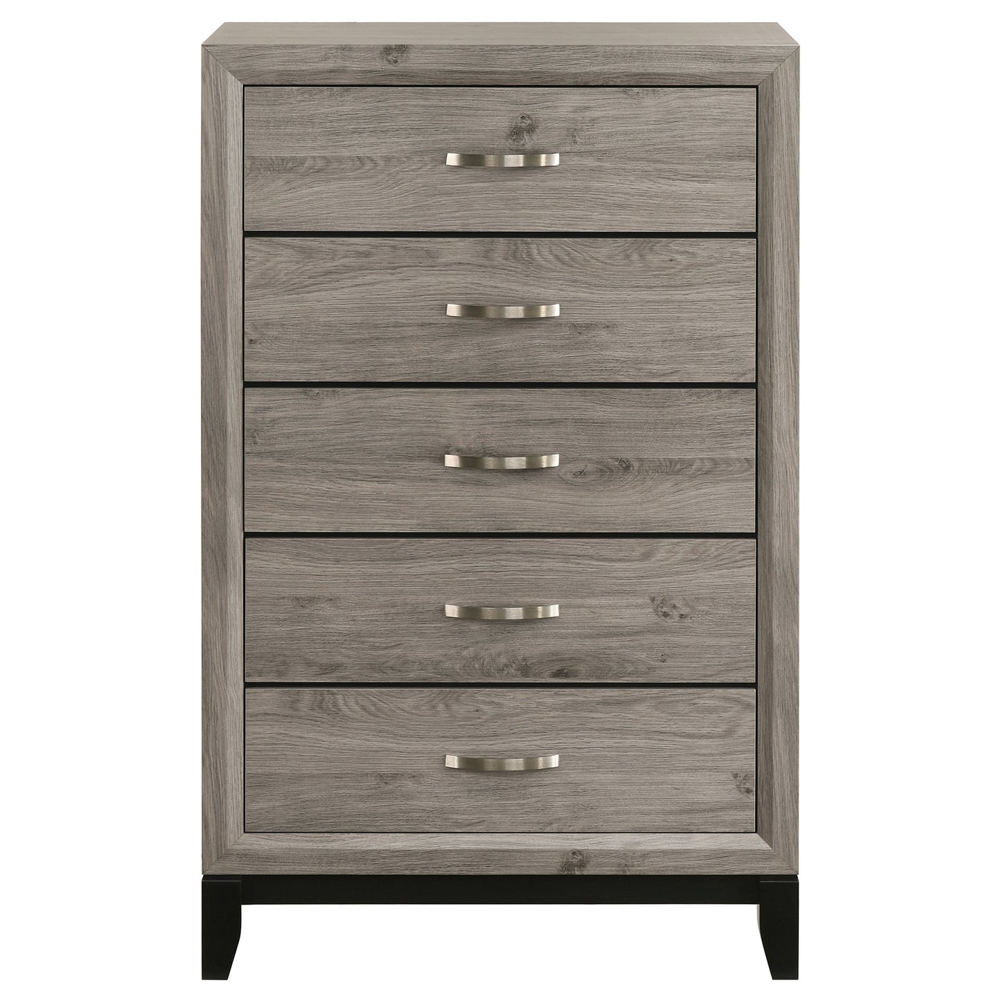 Valen 5-drawer Bedroom Chest of Drawers Light Taupe